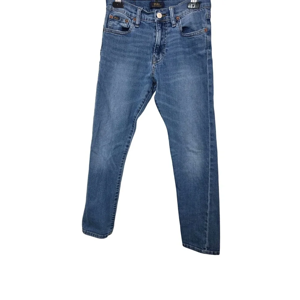 Polo Ralph Lauren The Sullivan Slim Fit Jeans Kids 12 Blue Denim Straight-Leg
